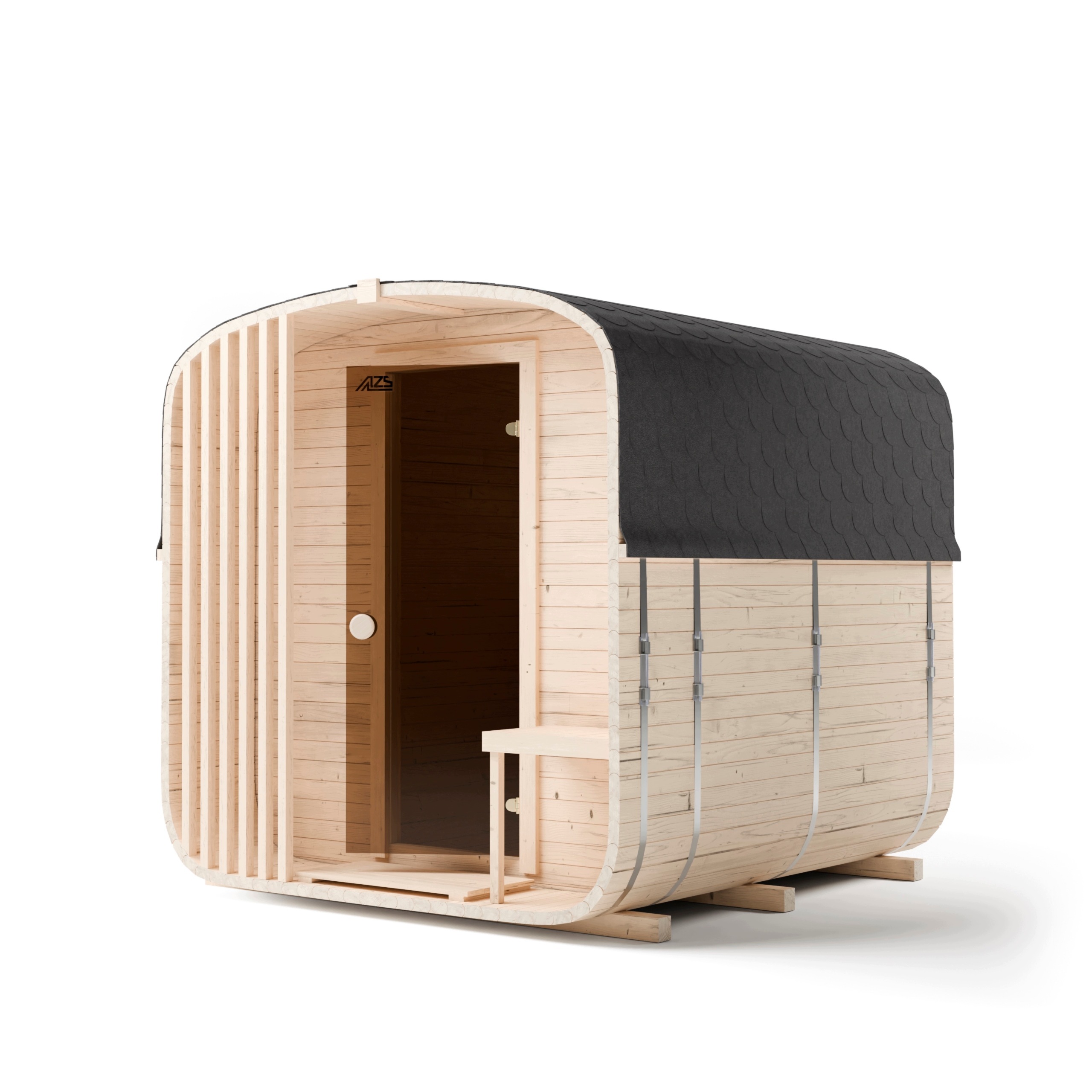 Zahradní sauna Quadro 240 с m 2QL nová sada pro vlastní montáž