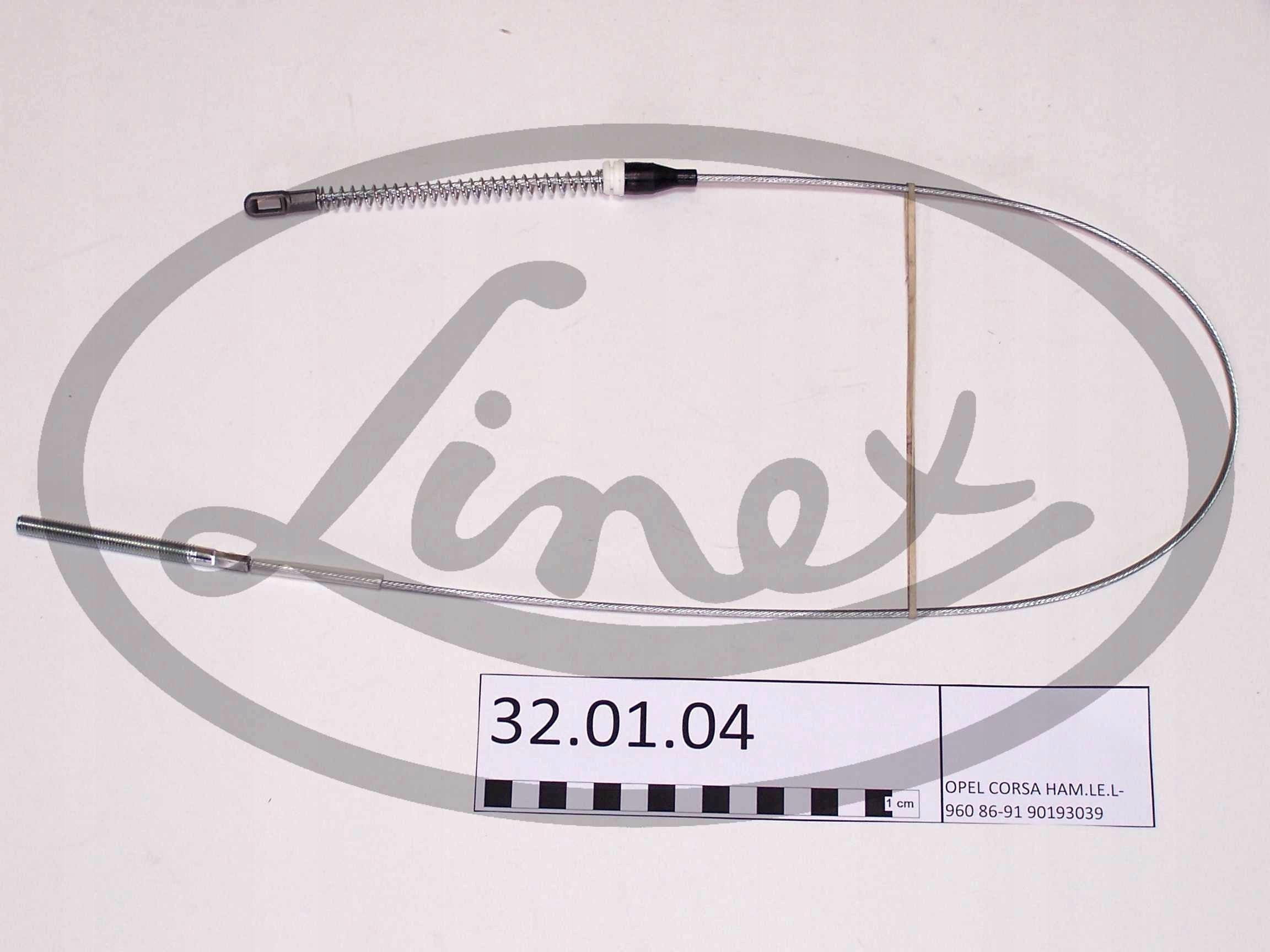 linex 32.01.04 трос тормоза ручного
