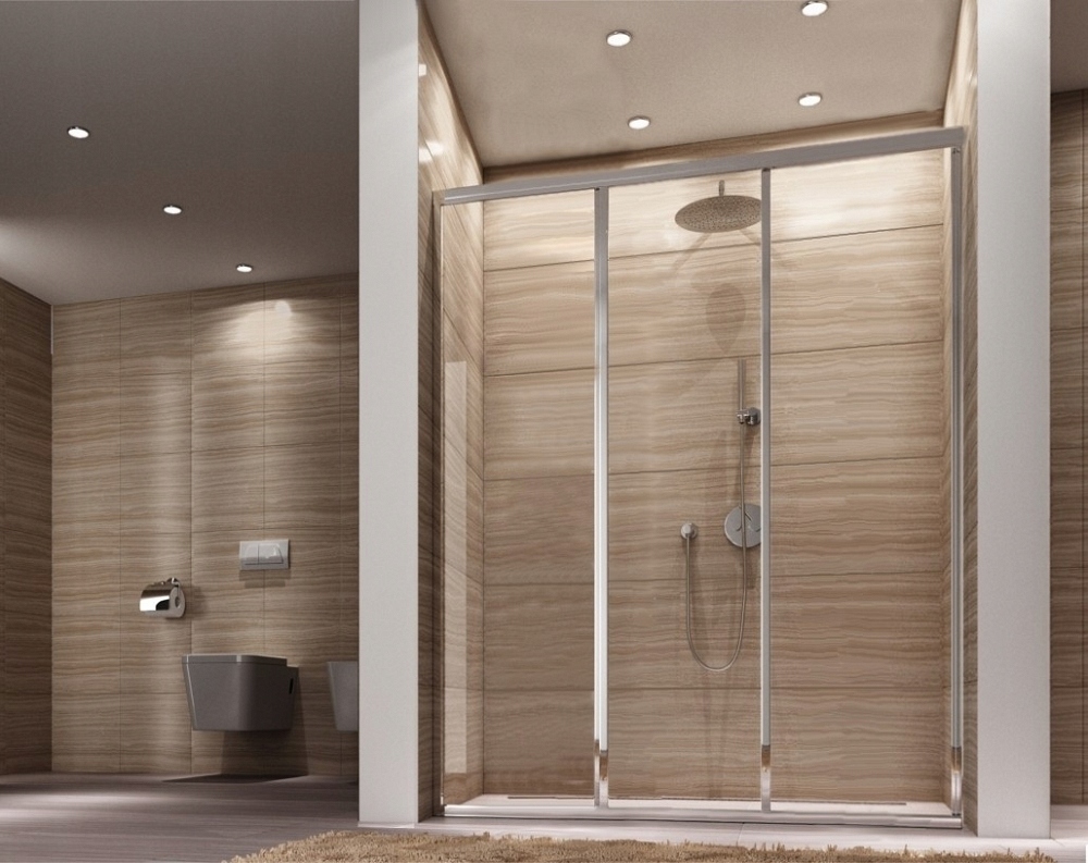 Drzwi Prysznicowe Przesuwne Regulowane do Wnęki Alex Chrom 90 cm Rea Kod producenta REA-K0549