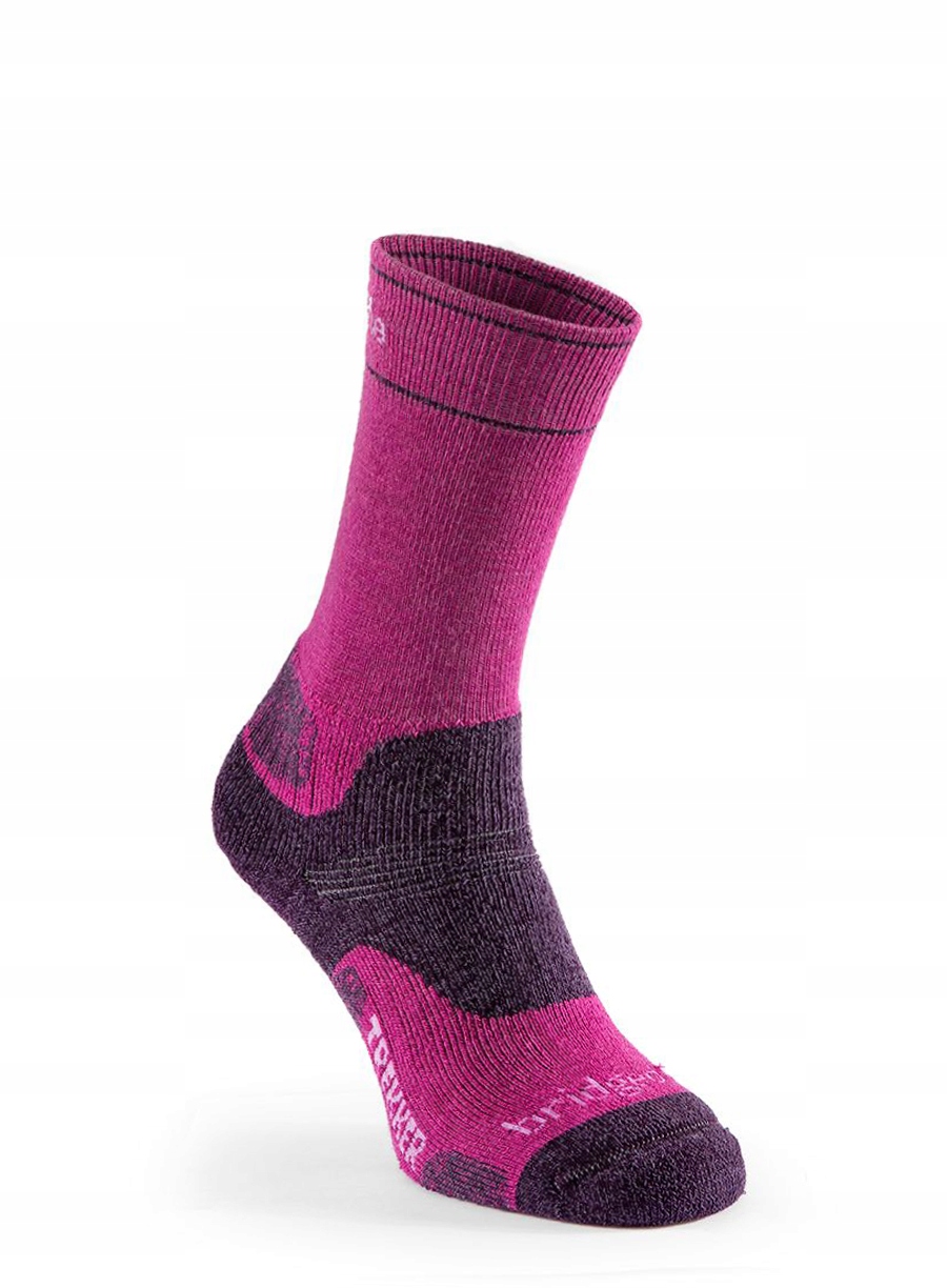 Turistické Ponožky Bridgedale Hike Mid Merino P Boot bobulové 38-40