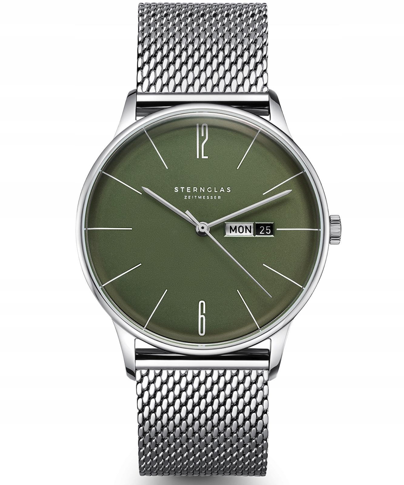 Pánské hodinky Sternglas Berlin Olive Green Sternglas-S01-BE08-MI04