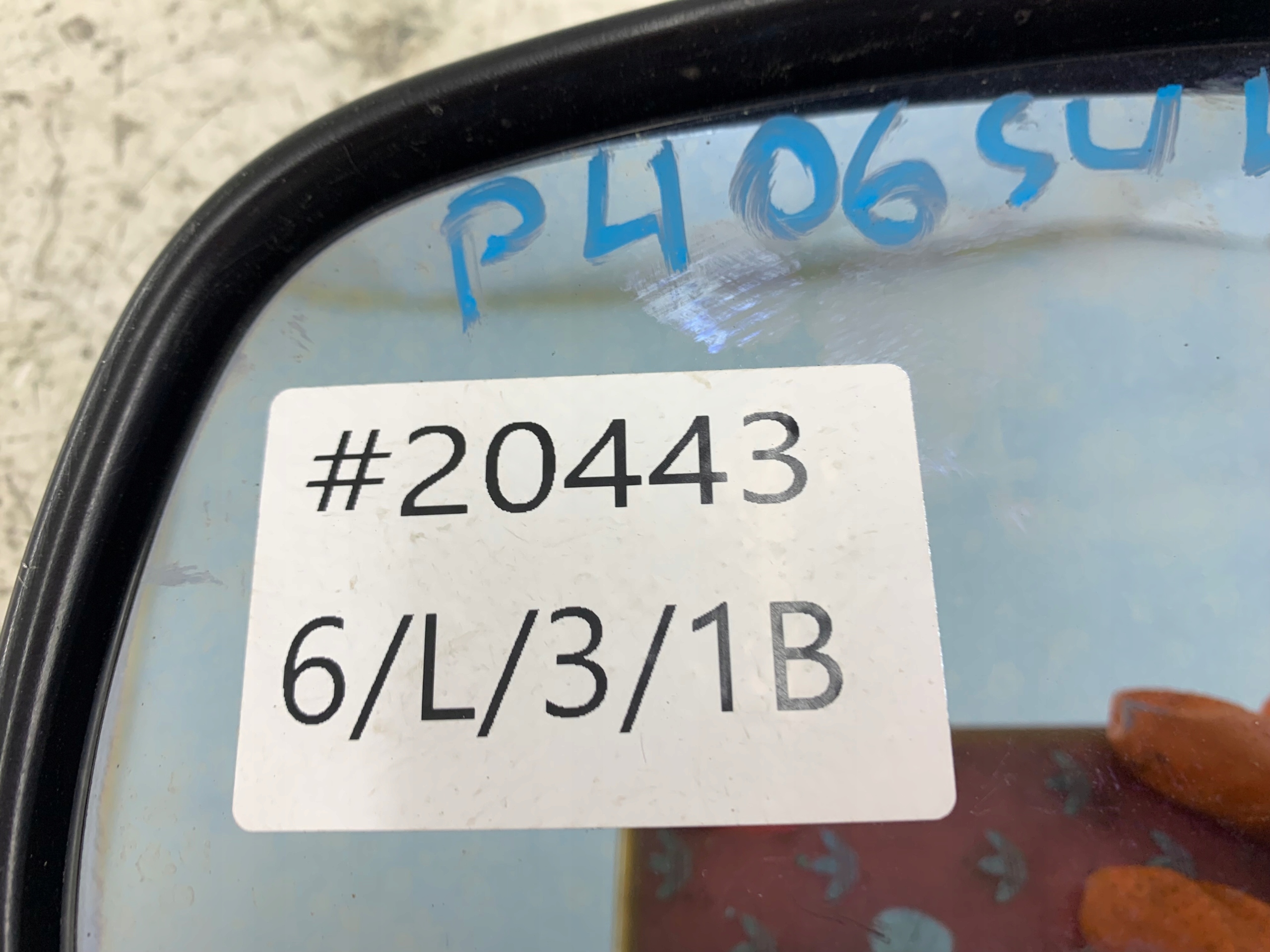 PEUGEOT 406 mirror left 7 PIN black,