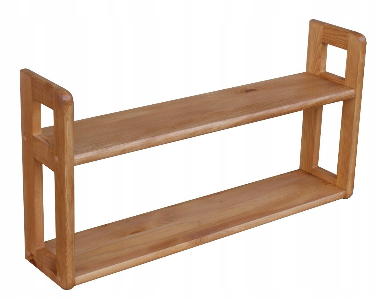 Półka Do Garażu Drewniana Wisząca Prosta K2 80 kolor olcha