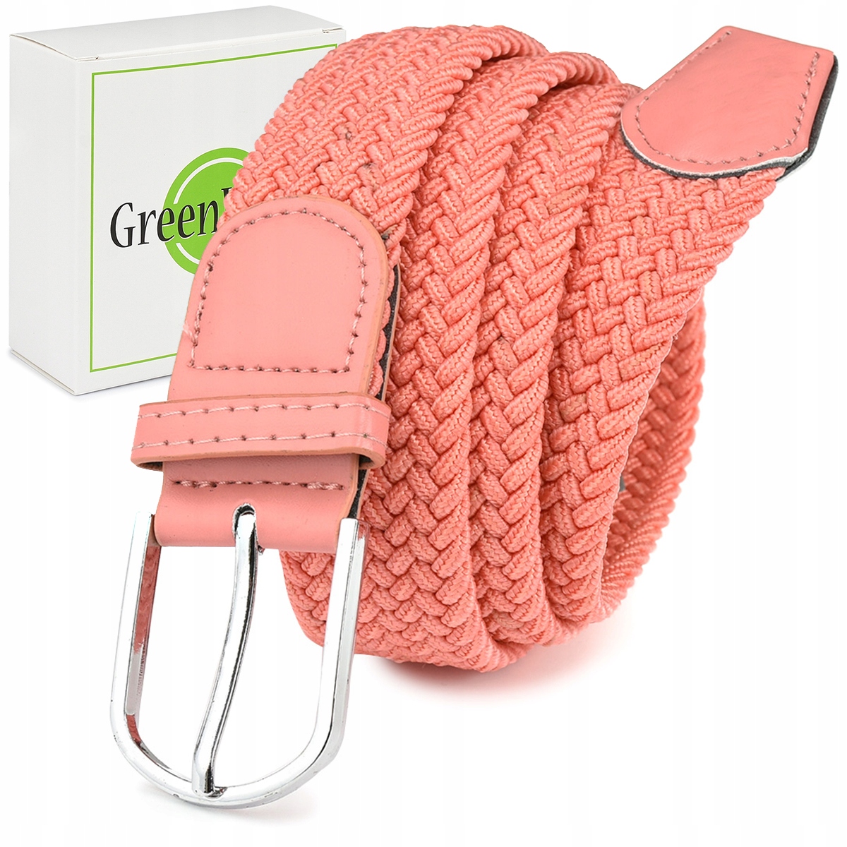 

Damski pasek parciany plecionka guma Greenwood