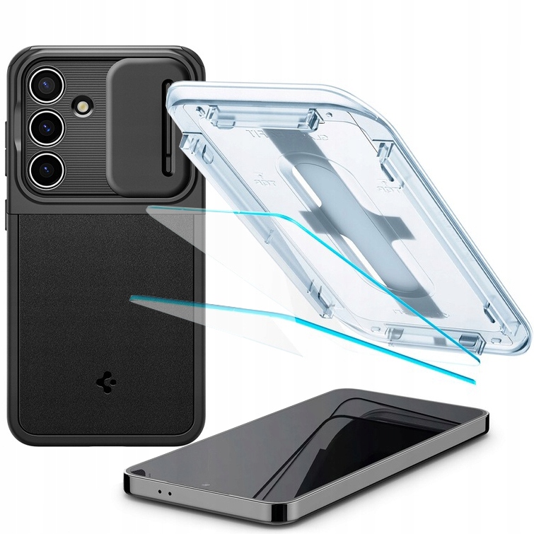 Pouzdro sklo Spigen pro Galaxy S24, pouzdro kryt obal zadní kryt