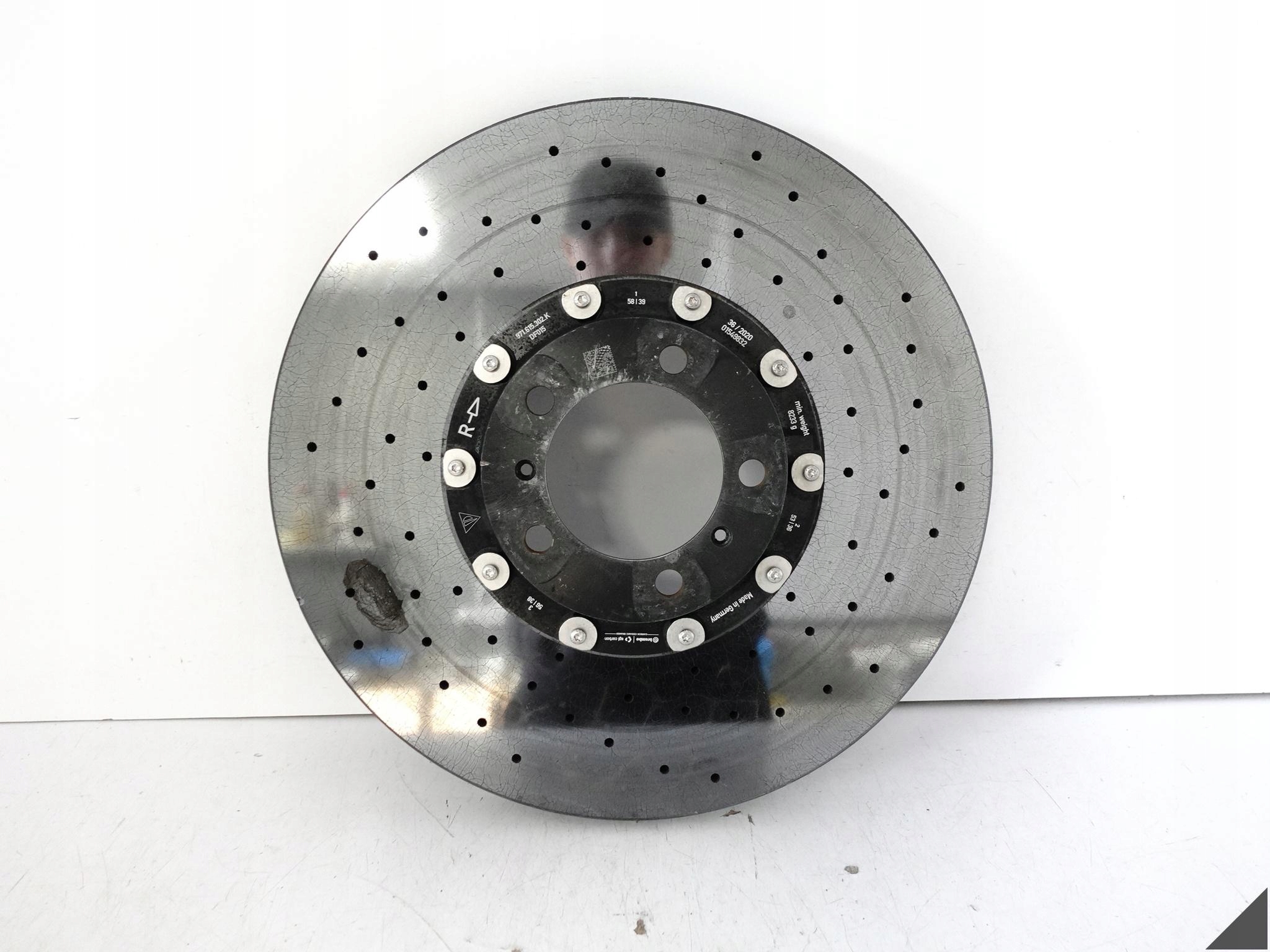 PORSCHE PANAMERA 971 TAYCAN disc CERAMICZNA CERAMIC right front 420x40mm