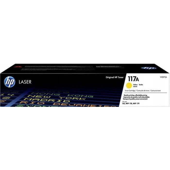 Toner Hp 117A (W2072A) žltý 700 str.