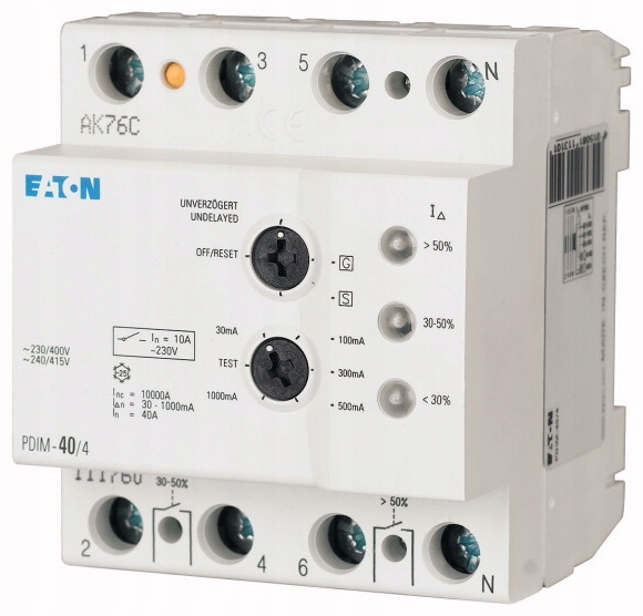 PDIM-40/4 Adapter Do Wskazań Prądu Różnicowego