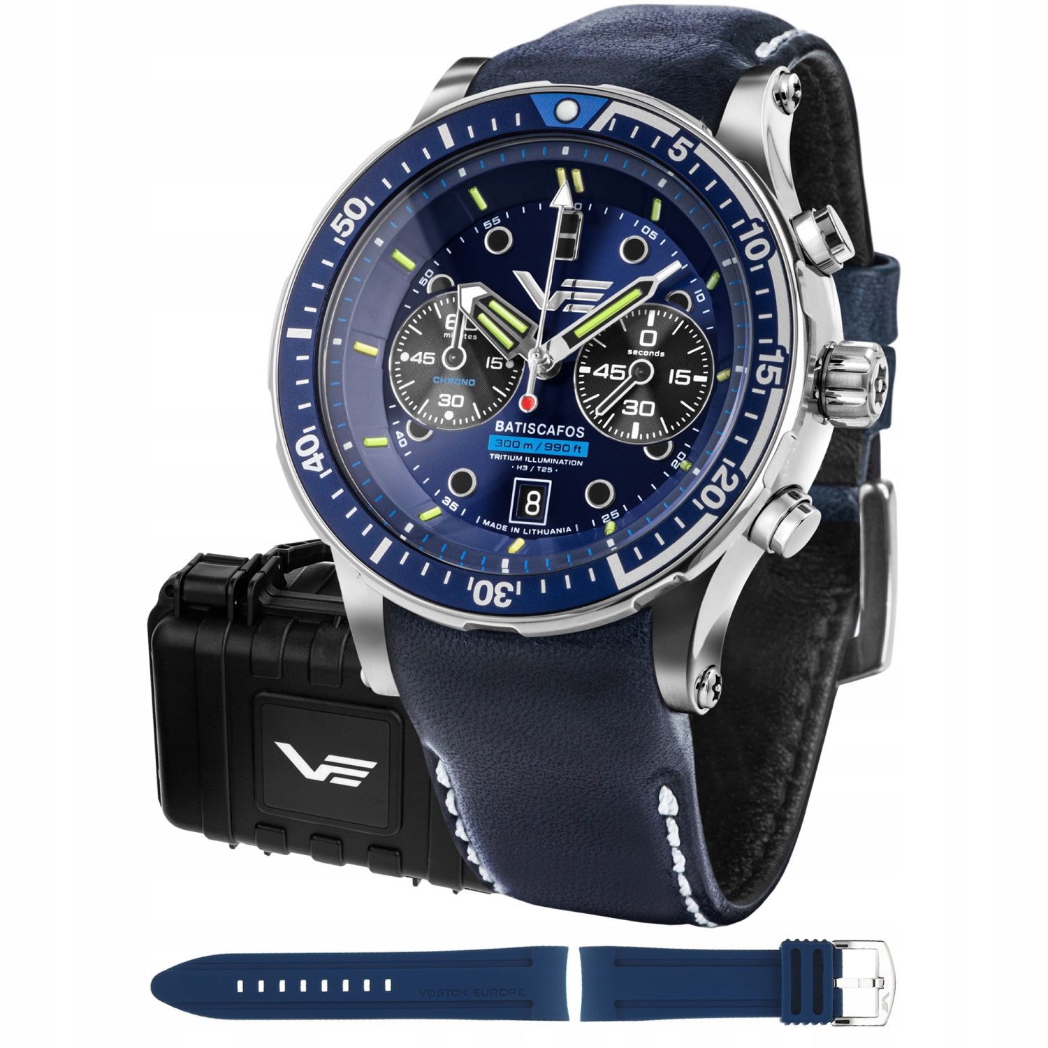 Pánské Hodinky Vostok Europe 6S21-511A772 modrý pásek