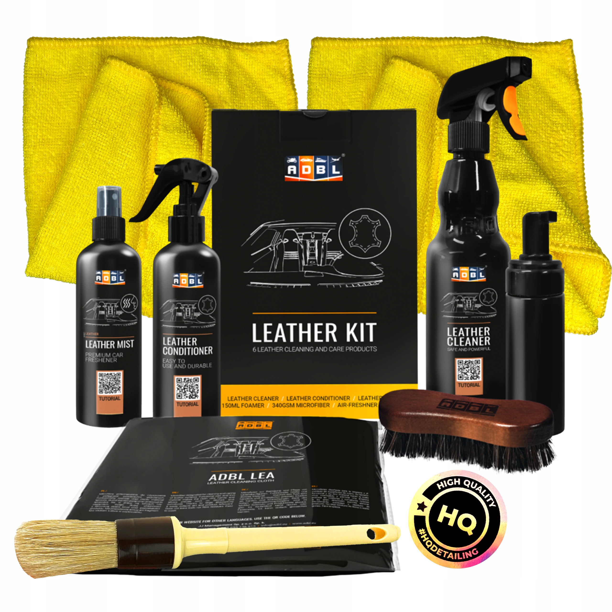 ADBL LEATHER KIT zestaw do czyszczenia skory