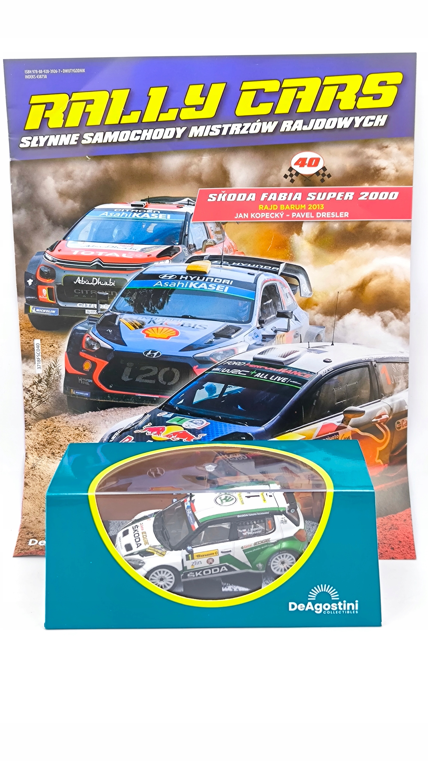 Wrc Škoda Fabia 2000 Barum 2013 1:43 DeAgostni #40
