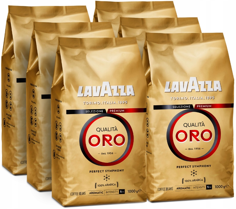 Kawa ziarnista Lavazza Qualita Oro 6x1kg