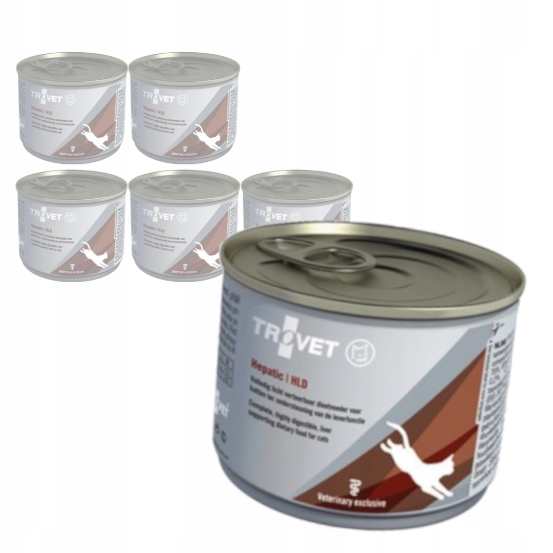 Levně Trovet Hepatic Hld 6x200g Krmivo Pro Kočky Kuřecí jehněčí maso