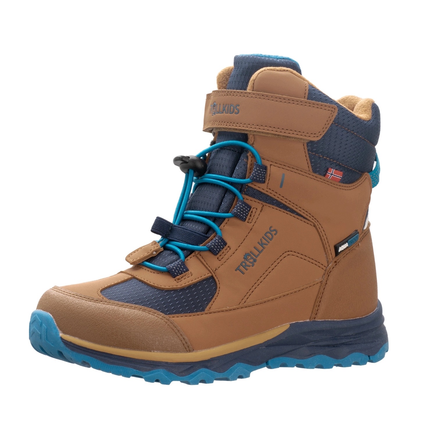 Buty zimowe Trollkids Kids Hafjell wodoodporne ciepłe na co dzień