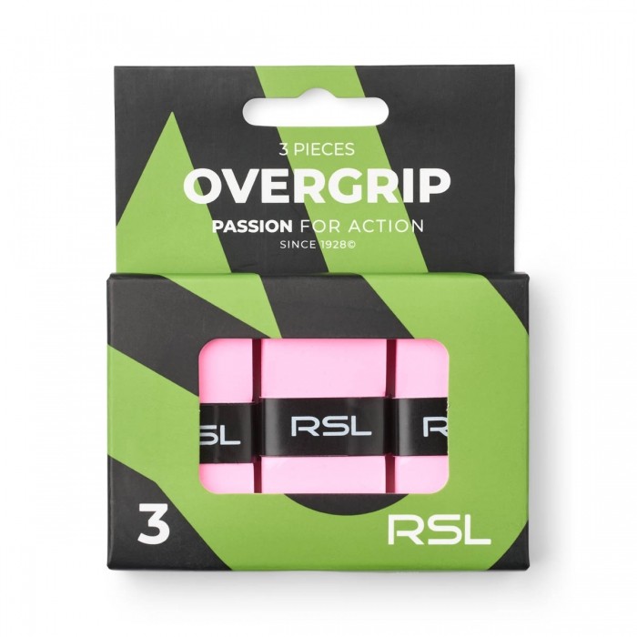 Owijka do badmintona Rsl Overgrip 550 3pak Różowa