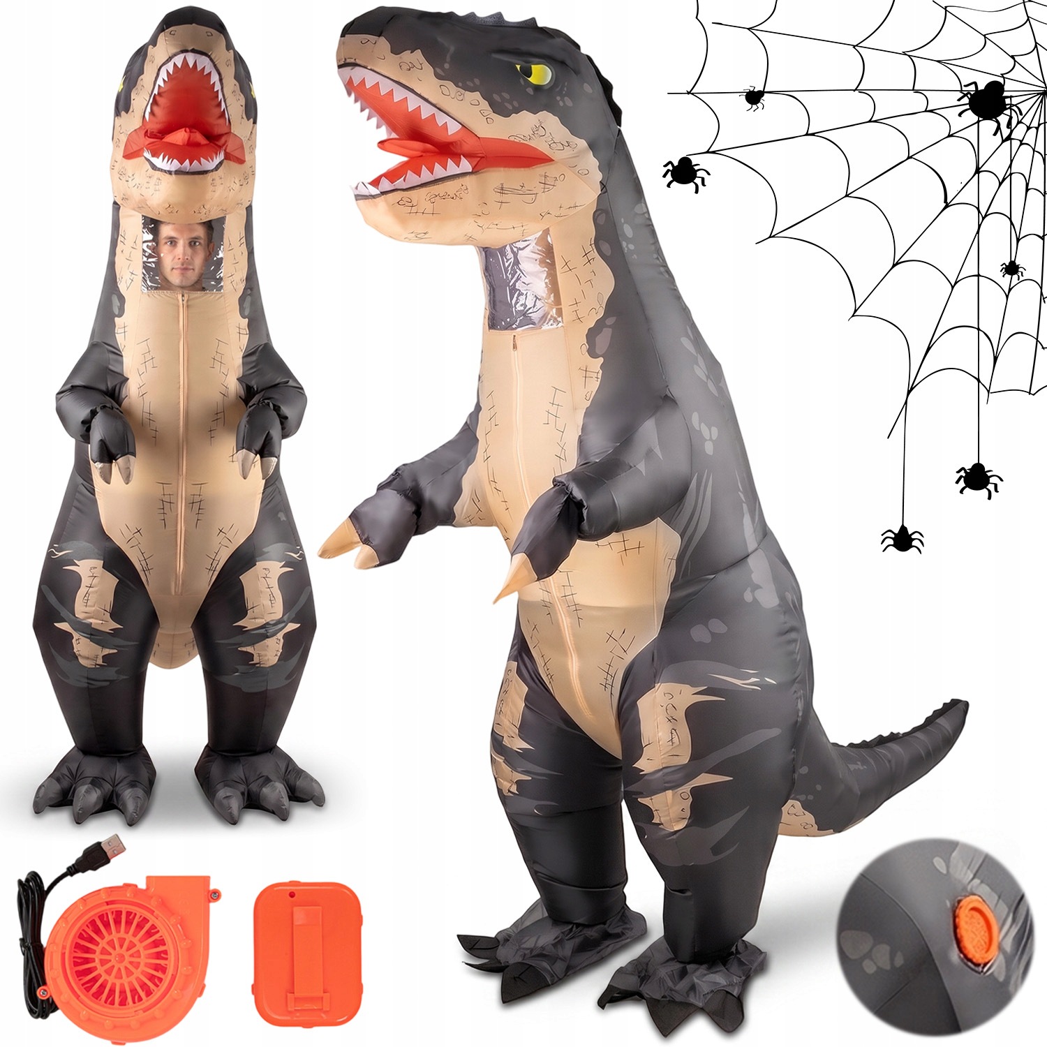 Kostým Nafukovací Kalhoty Dinosaura Pro Dospělé Na Halloween