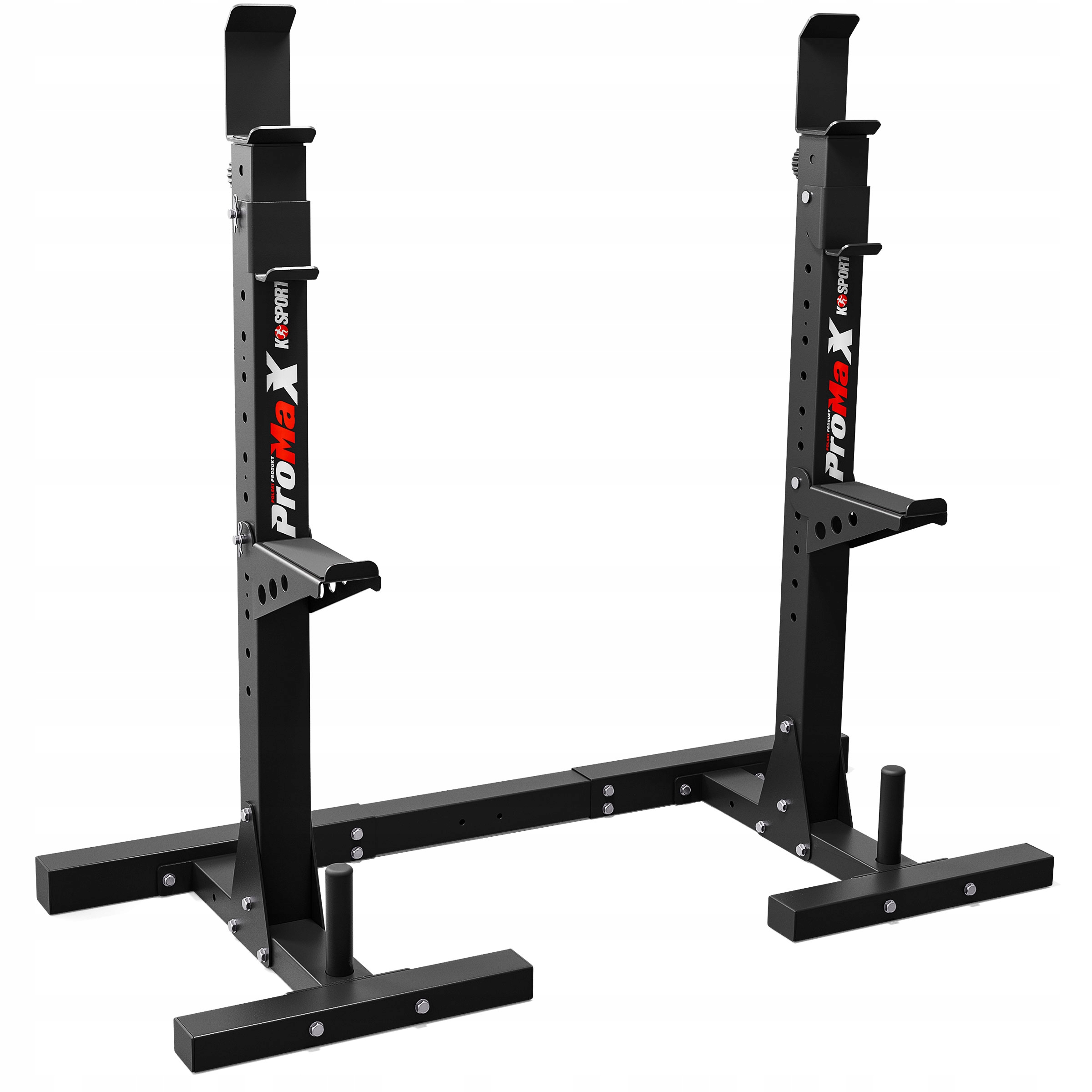 Tréninkové stojany pod činku nastavitelné zajištění stojan na cvičení 2ks