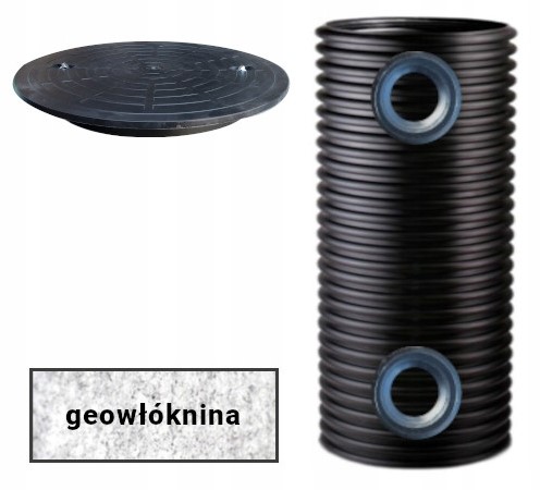 Drenážní studna 315 0,5m 2 Otvory a Těsnění