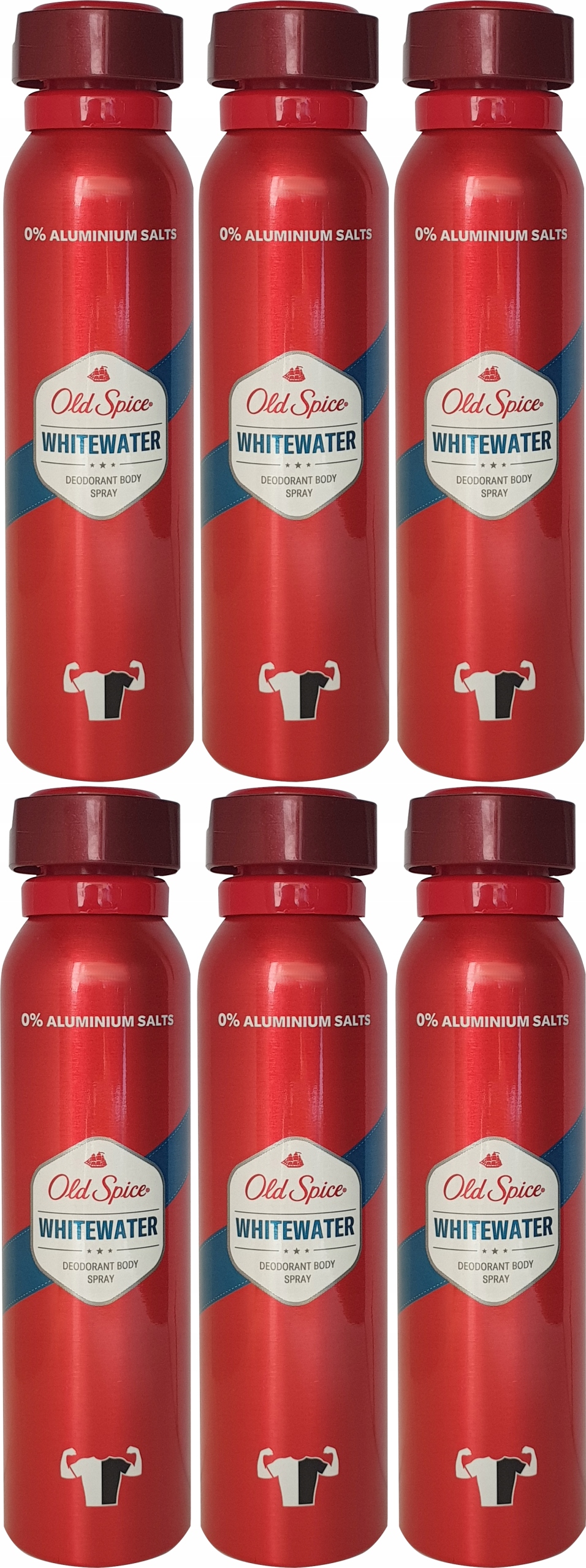 Old Spice deodorant ve spreji Sada 6 x 150 ml