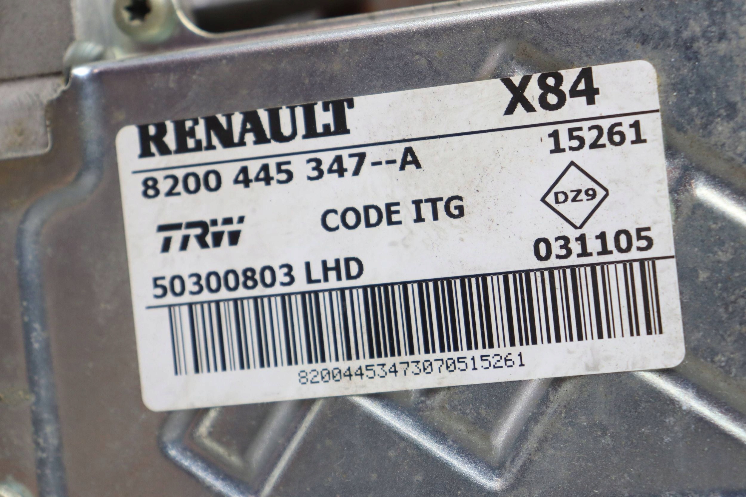 RENAULT MEGANE II control electrics steering wheel rod 8200445347A