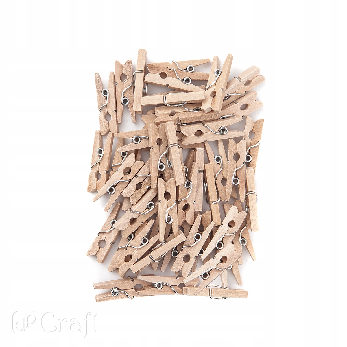 MINI KLAMERKI DREWNIANE 2,5 CM, 40 SZT.
