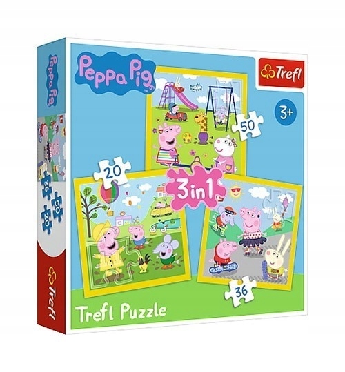 

Puzzle 3w1: Wesoły dzień Peppy (34849)