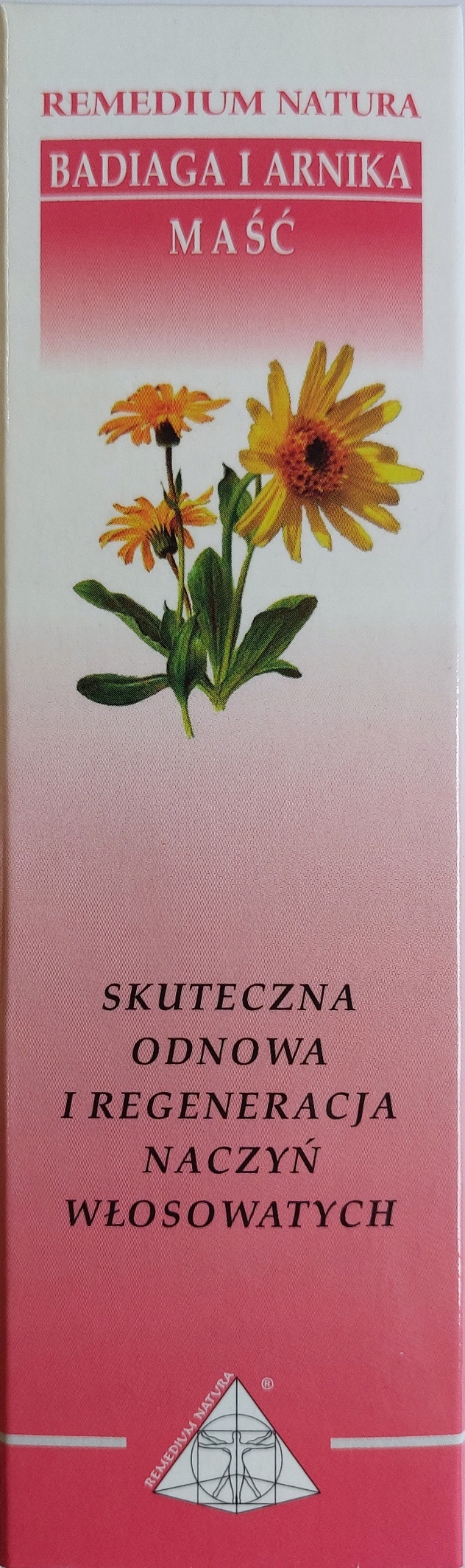 

Badiaga i arnika maść odnowa naczyń włosowatych