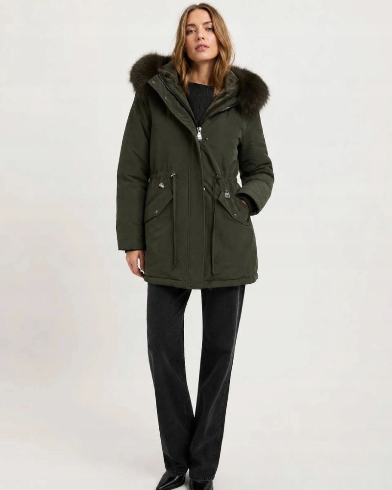 Zimní Bunda 2V1 Pro Medvídka W610 Khaki XL (42)