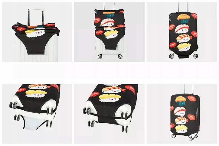 ochronny POKROWIEC NA WALIZKĘ rozmiar L PEACE Kod producenta 5902973257427