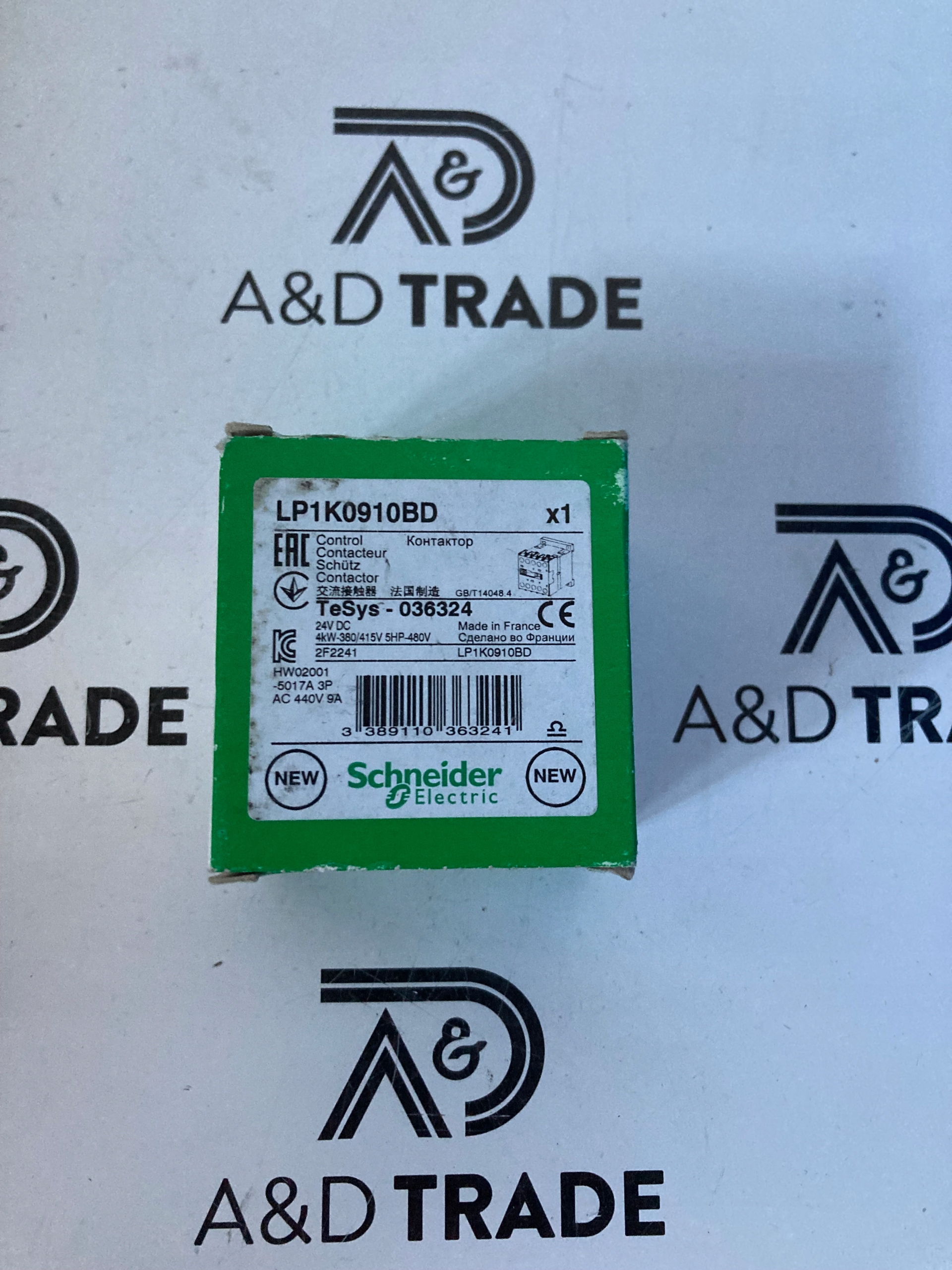 LP1K0910BD Schneider Electric, Contactores y relés
