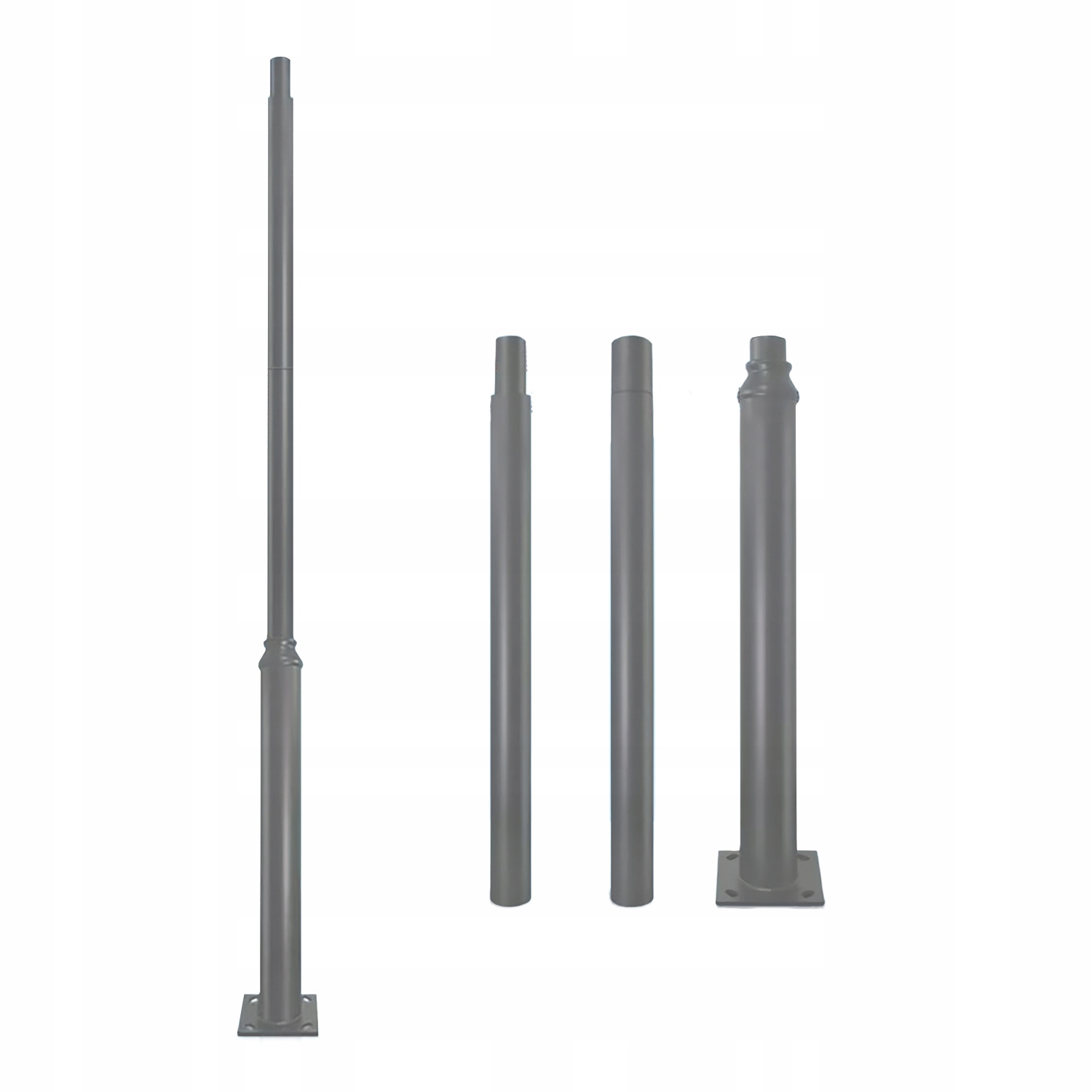 Stĺpik Base Sv 3m Fi 60 mm sivý Kobi