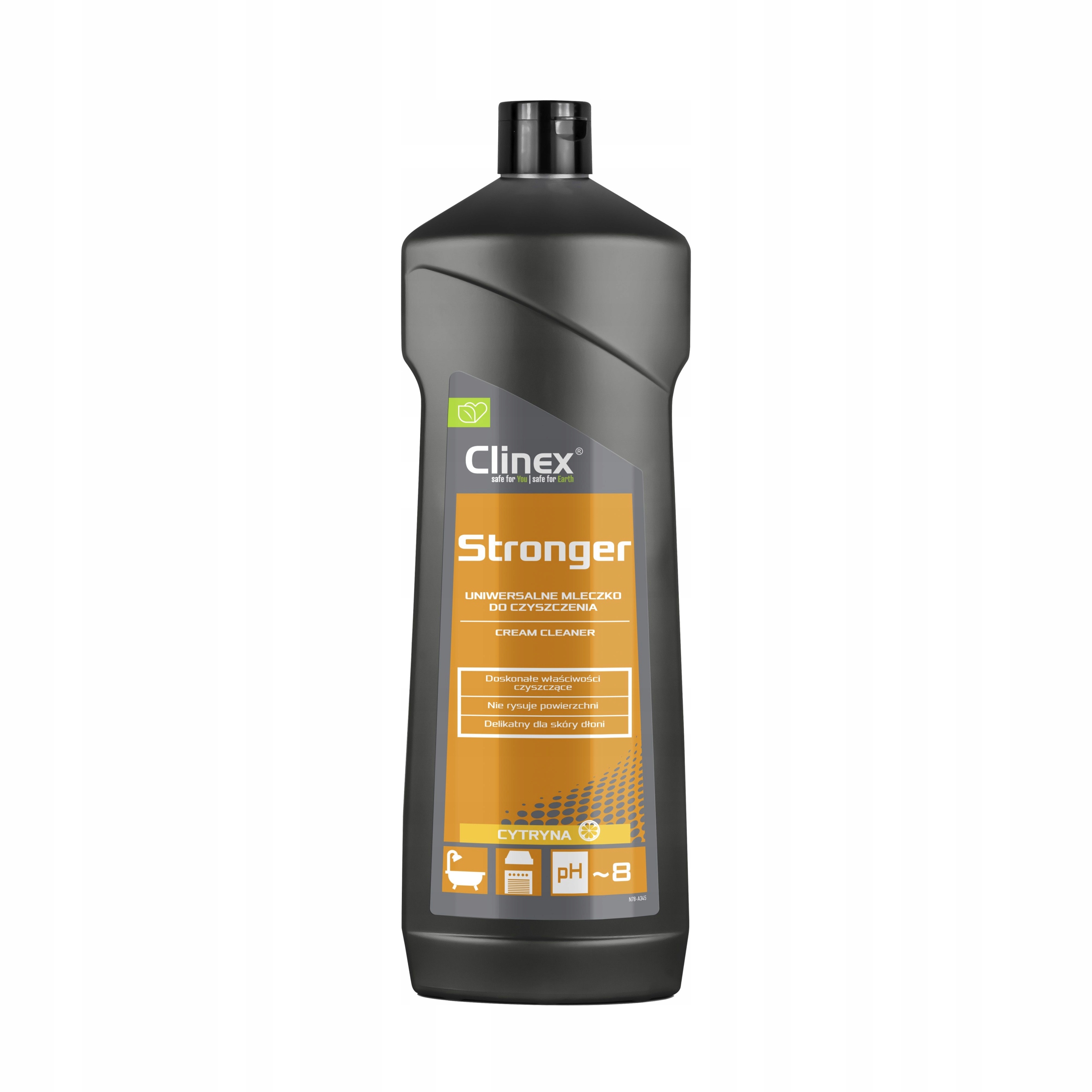 CLINEX STRONGER Mleczko do mycia wanien kuchenek