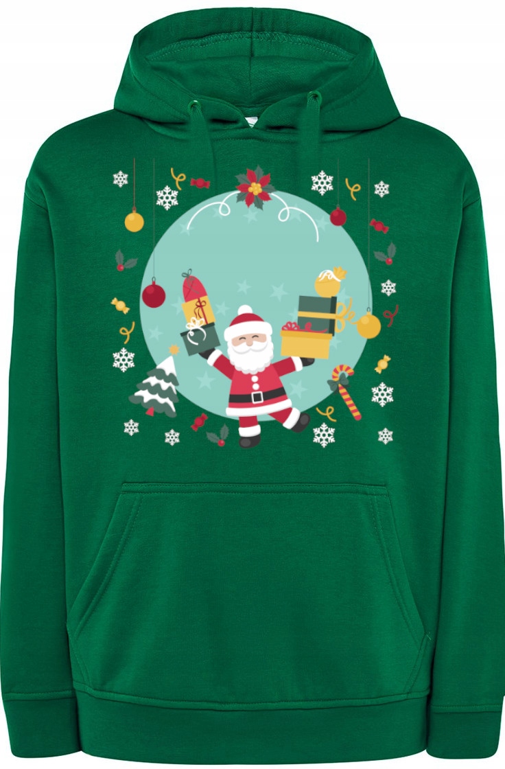 Svatý Mikuláš Vánoční Mikina S Kapucí vel. M
