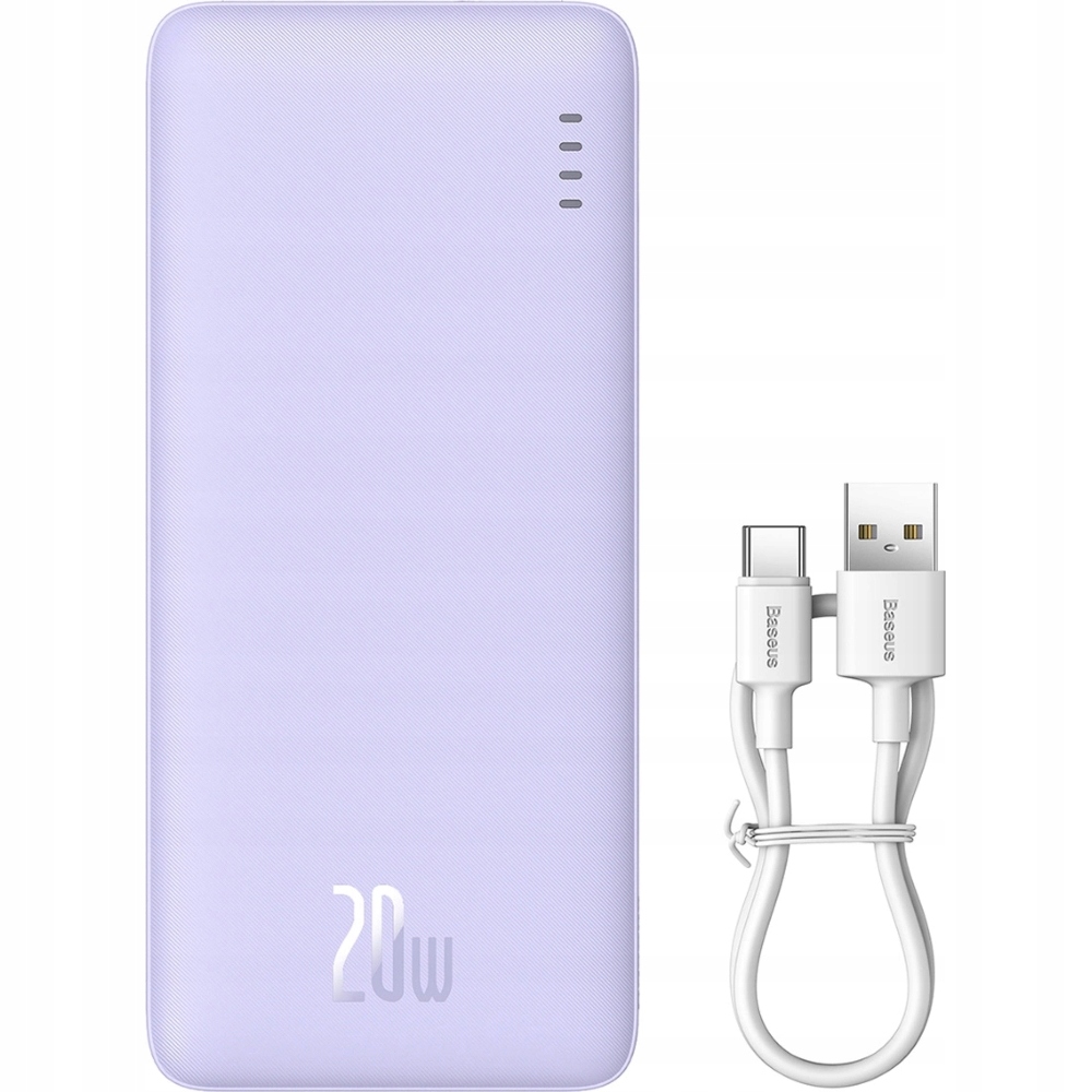 Powerbanka Pd 20W 20000mAh Baseus, rychlá, výkonná, kompaktní kabel Usb-c