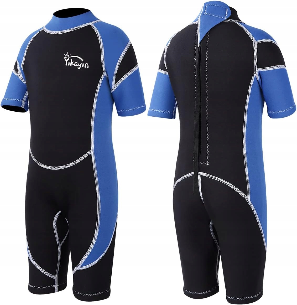 Yikayin Kombinezon Pianka Neopronowa 2,5mm dla Dzieci 105-115cm S Niebieski