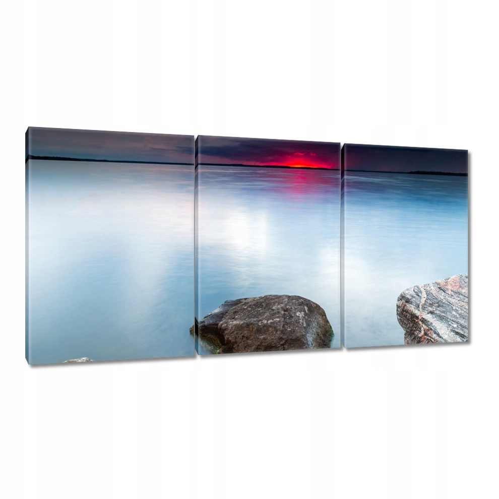 

Obrazy 120x60 Skały Morze Zachód Słońca