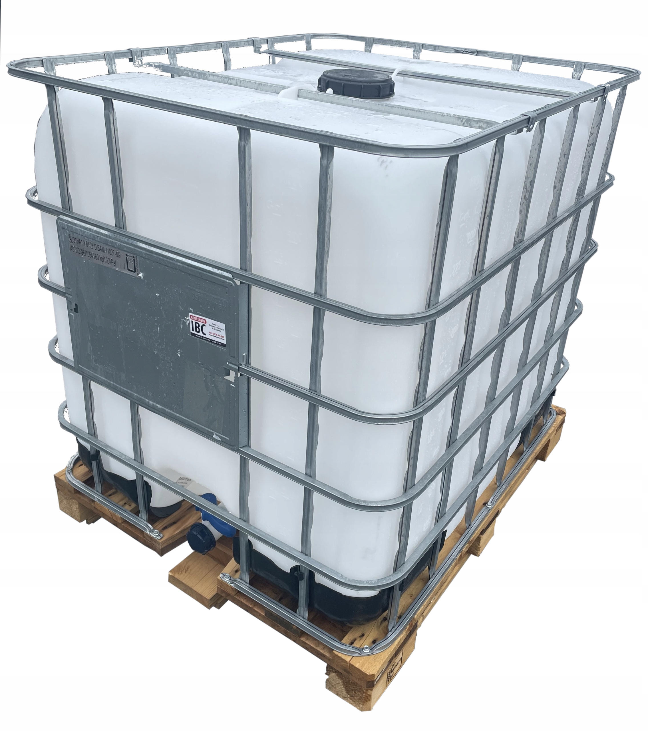 Pojemnik 1000L czysty Mauser paletopojemnik umyty
