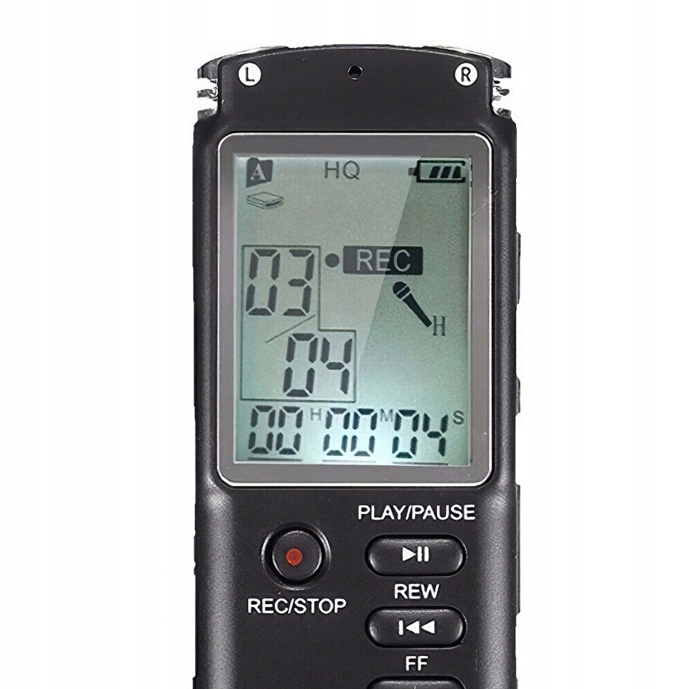 VOICE RECORDER USB PROFESSIONAL 15 HOURS FOR VOICE RECORD 16GB RECHARGEABLE Stan opakowania oryginalne