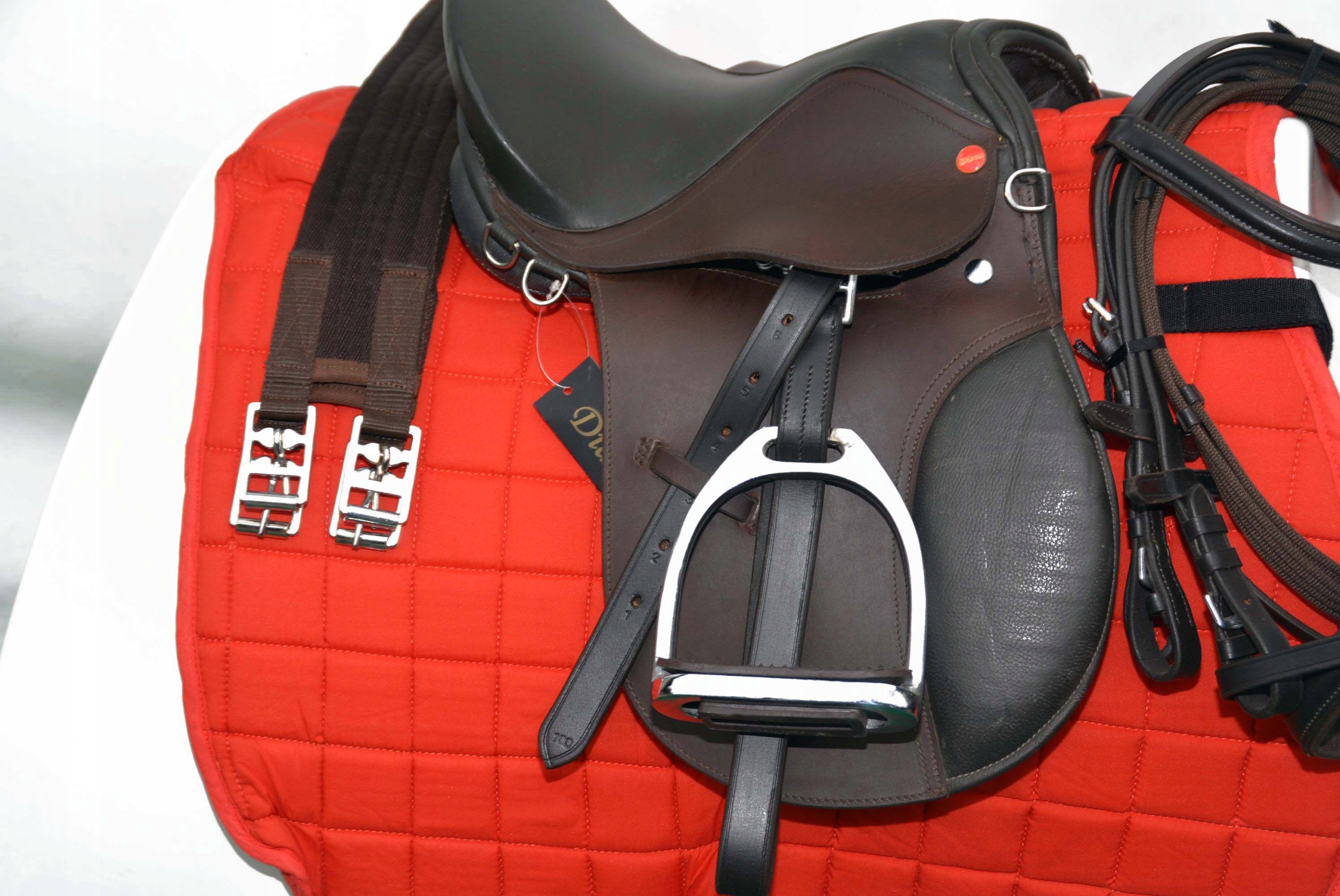 Siodło Wszechstronne 15C+OGŁOWIE Wodze Na Kuca