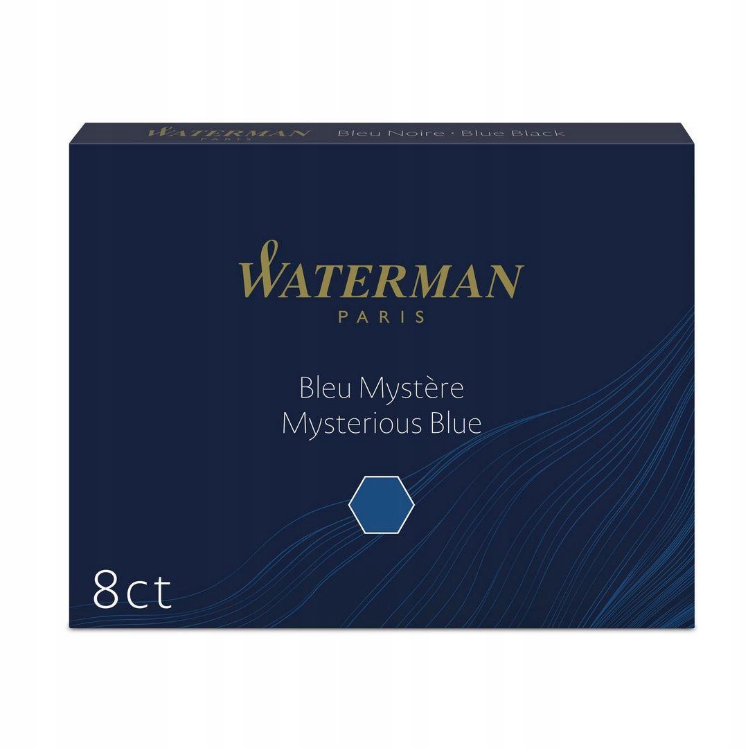 

Naboje Waterman do pióra wiecznego 8szt Niebieskie
