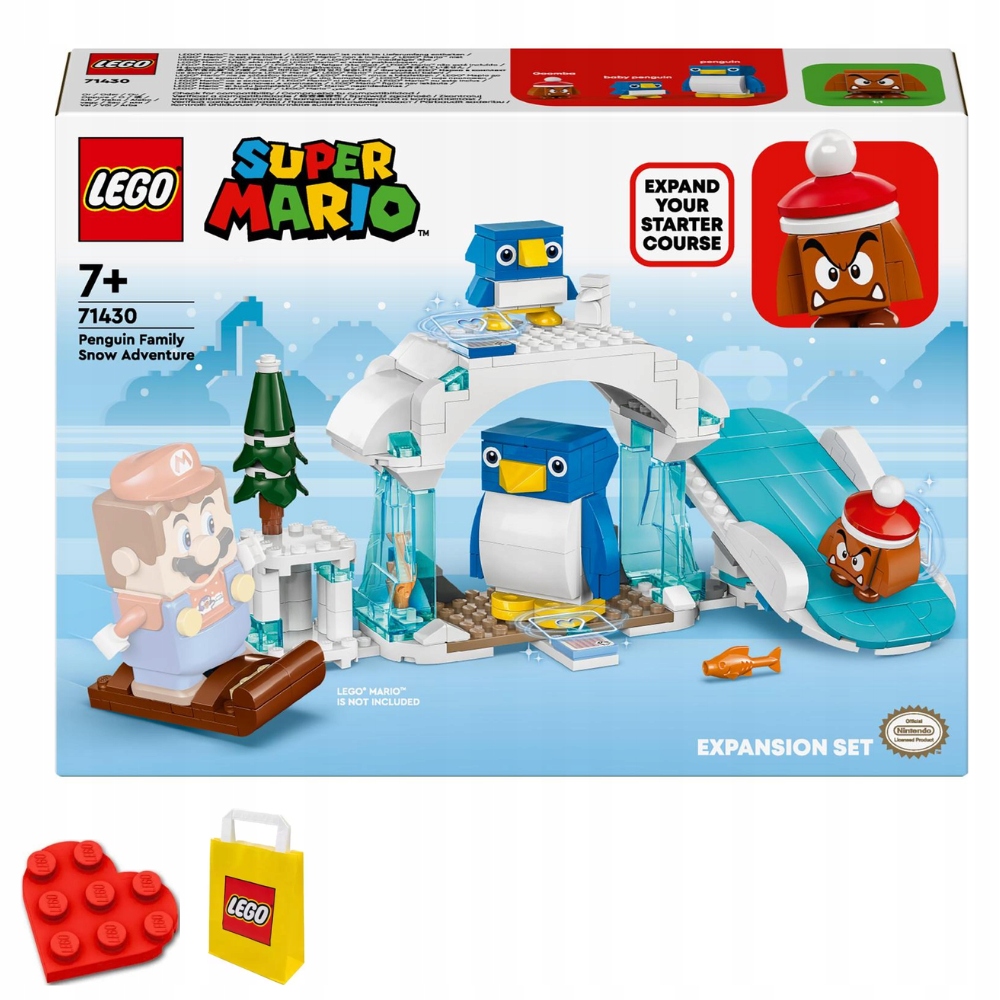 Lego Mario 71430 Sněhové dobrodružství s rodinou tučňáků