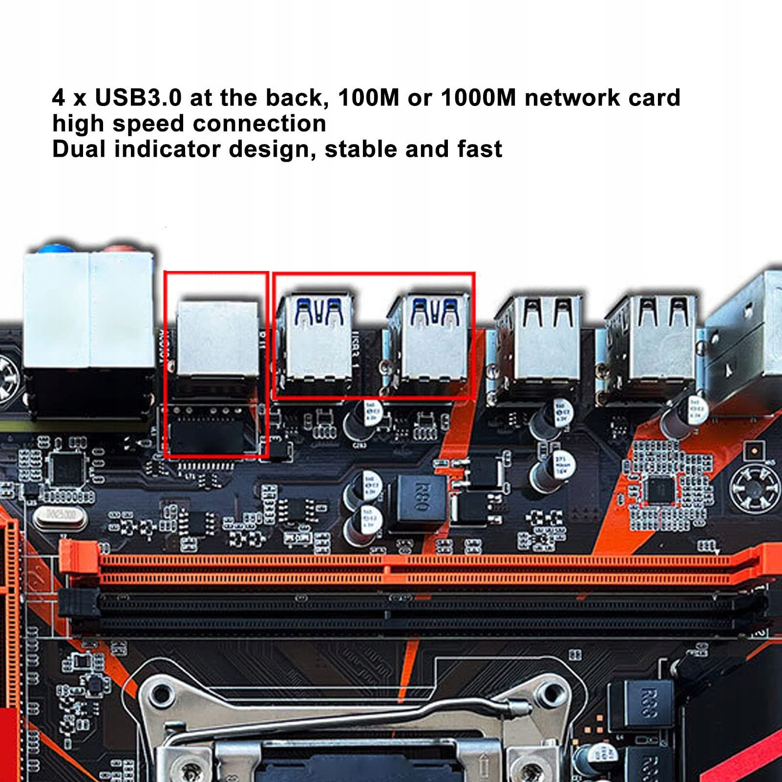 Płyta Główna Zestaw X99 LGA 2011-3 DDR4 WiFi Do PC DPOFIRS E5 2620 V3 — miniatura 4
