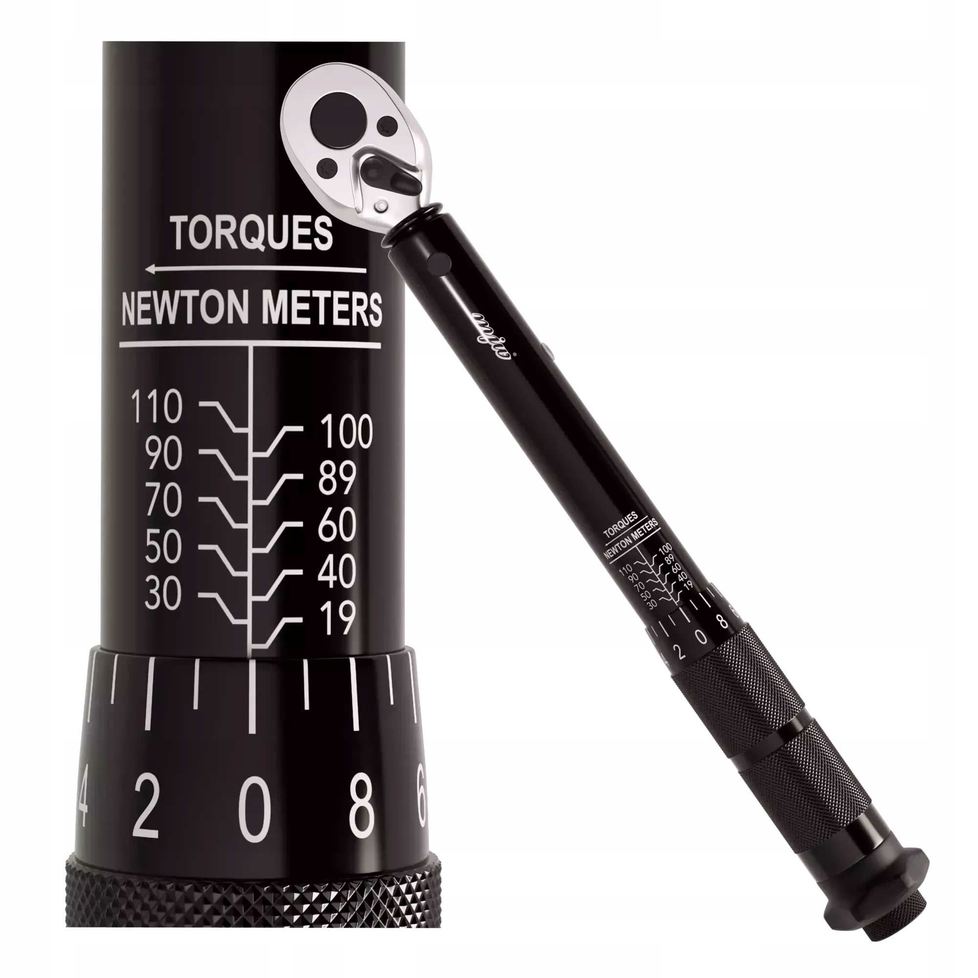 Momentový klíč 3/8" 19-110 Nm černý Mjw