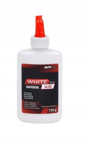 

Klej wodny White Glue 130g dyspersyjny Mfp