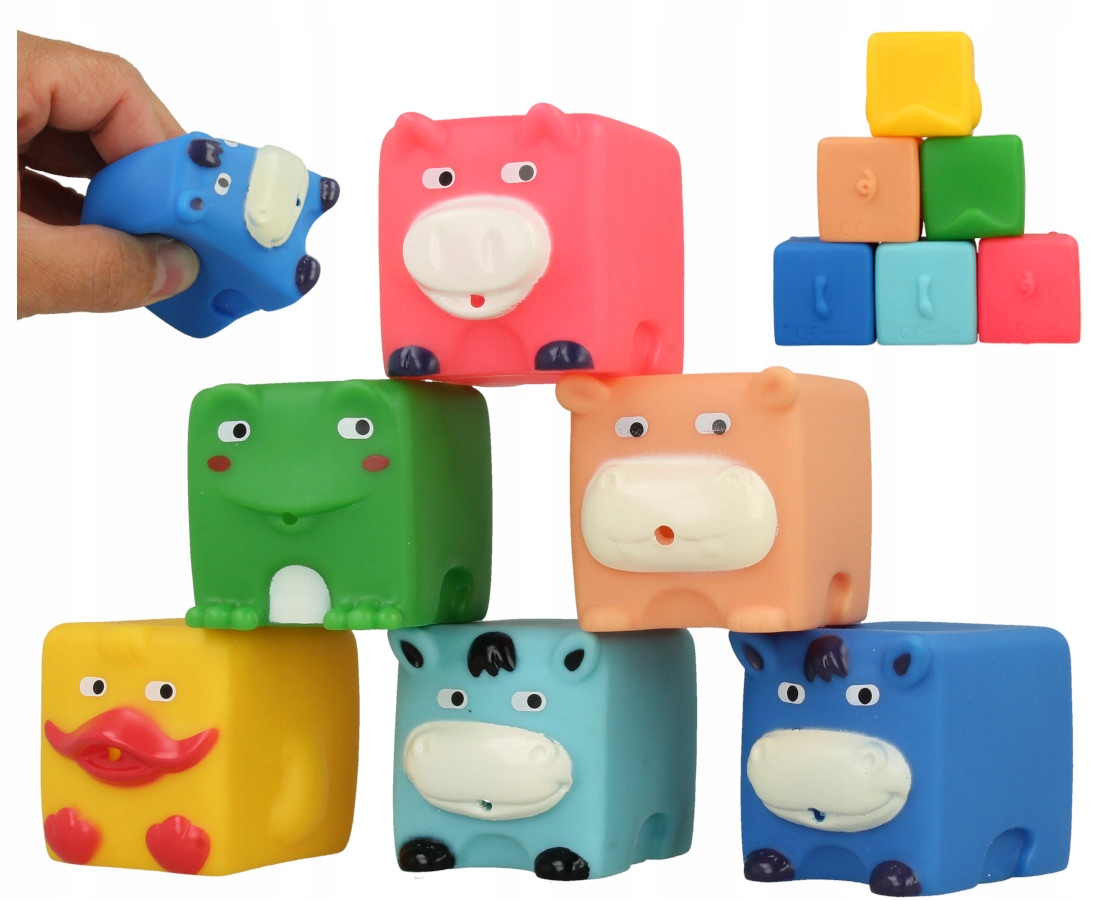 MIĘKKIE KLOCKI SENSORYCZNE DLA DZIECI WODY KĄPIELI Marka Stator