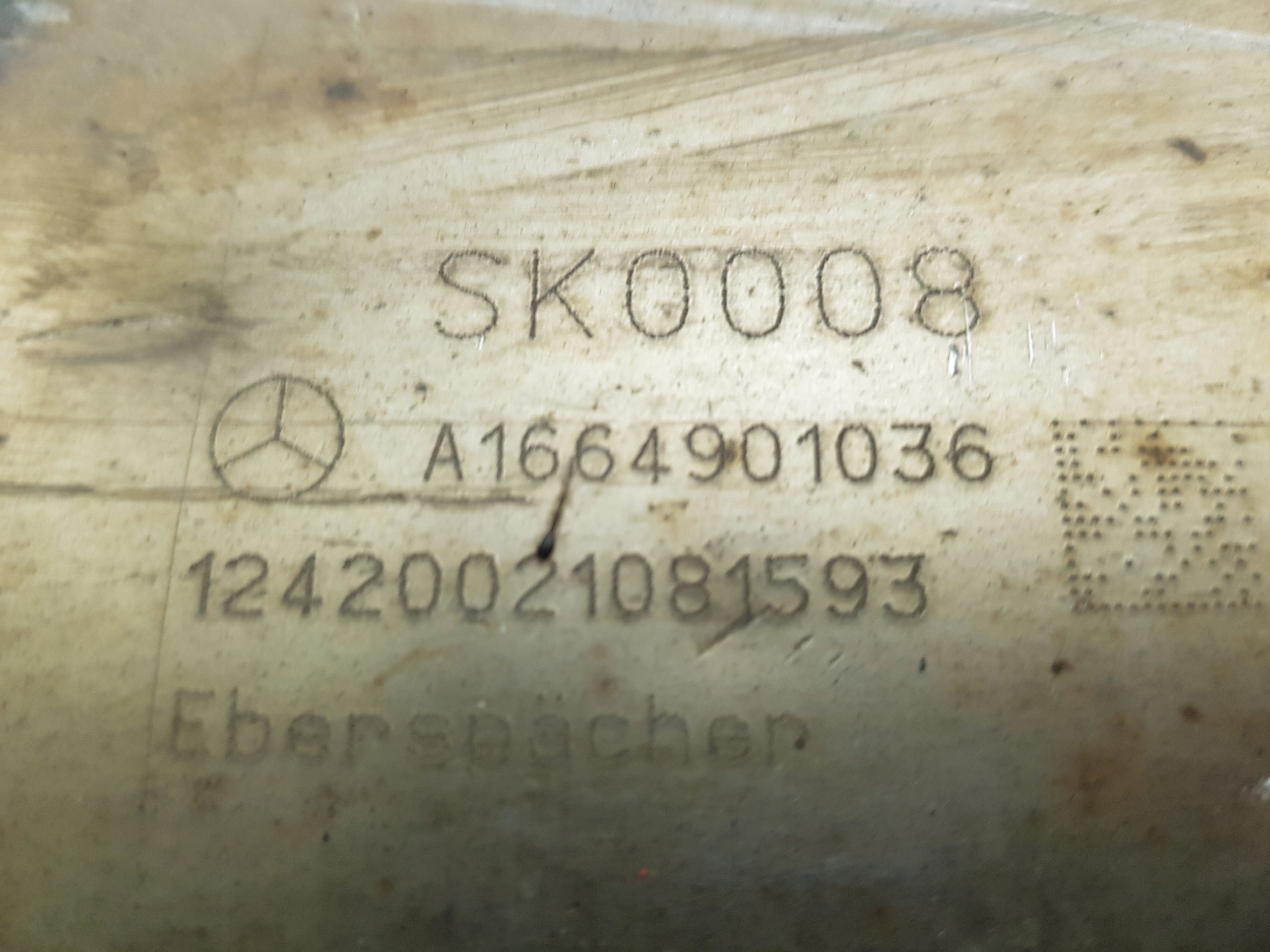 catalyst MERCEDES ML W166 3.2 CDI 3.5 CDI A1664901036