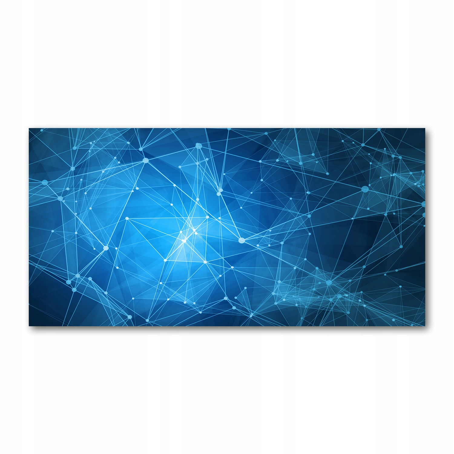 

Foto obraz szklany Niebieskie linie 140x70