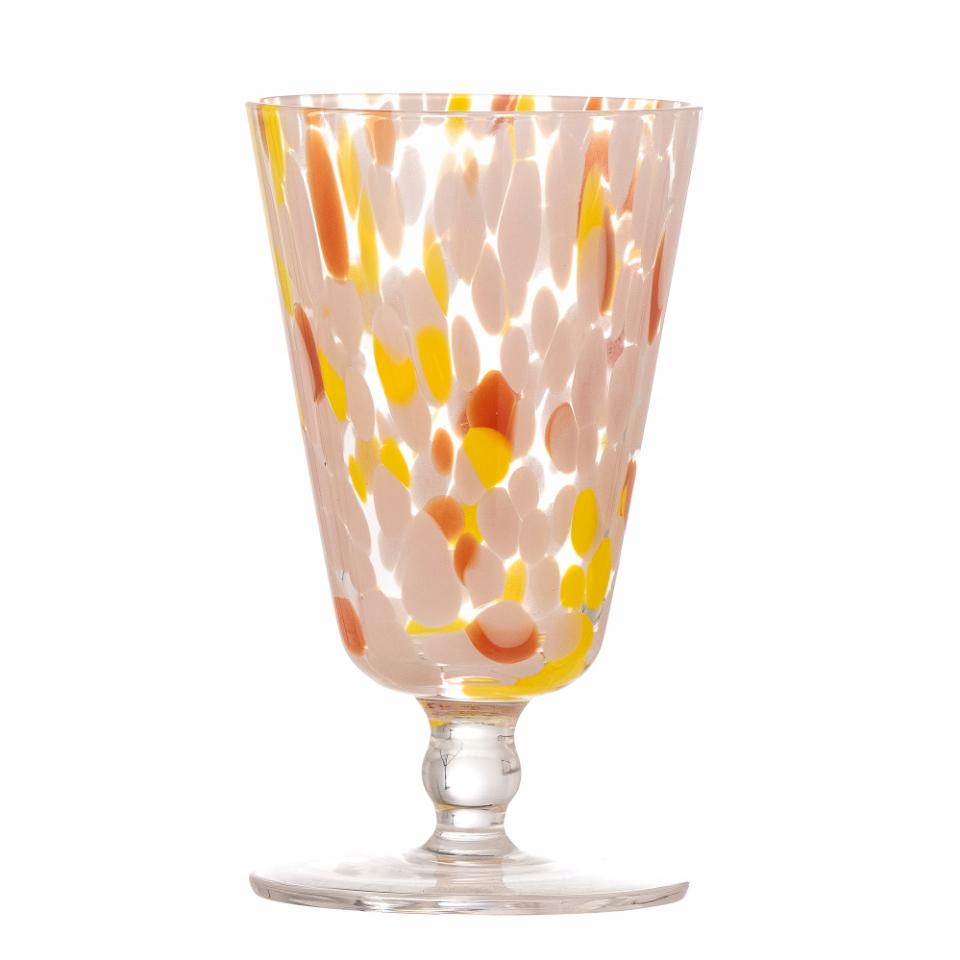 Bloomingville Lilya Poháre na víno 275 ml 4 Ks Ružové