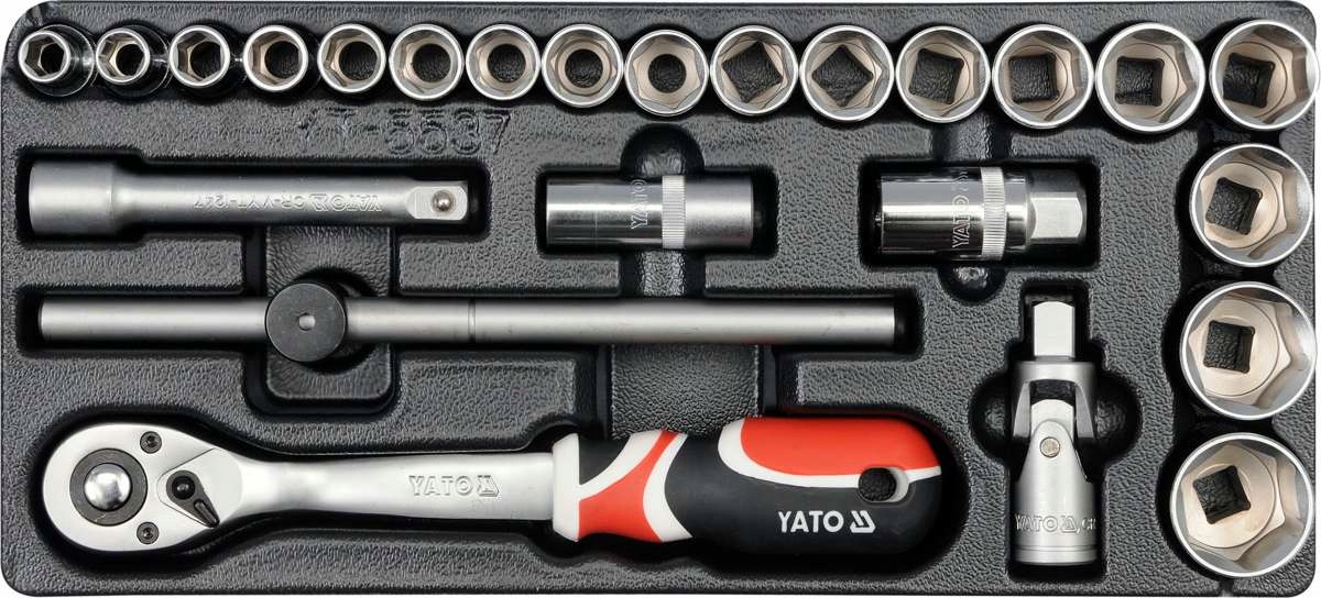 WKŁAD DO SZUFLADY YATO NASADKI GRZECHOTKA ZESTAW