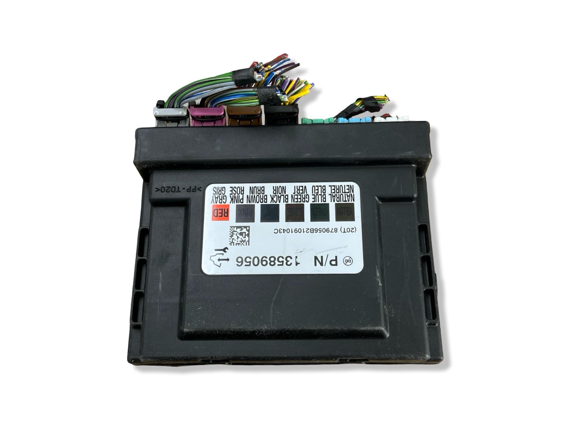 comfort control unit Opel Astra J 2011 13589056